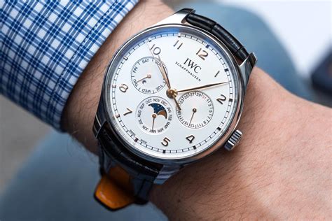 iwc portugieser annual calendar replica|Hands.